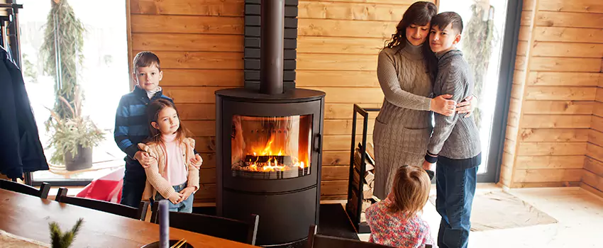 Morso Cast Iron Fireplace Insert Installation in Los Osos, California