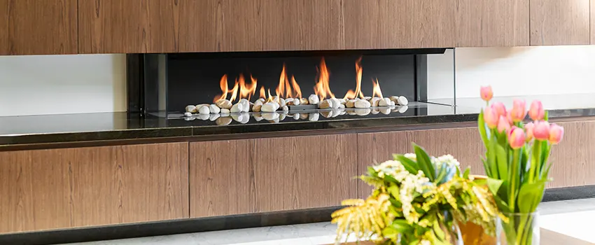 Double-height Fireplace Design Refurbishment in Los Osos, California