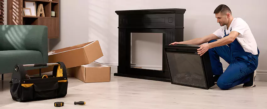 Old Rusted Metal Fireplace Repair And Replacement in Los Osos, CA